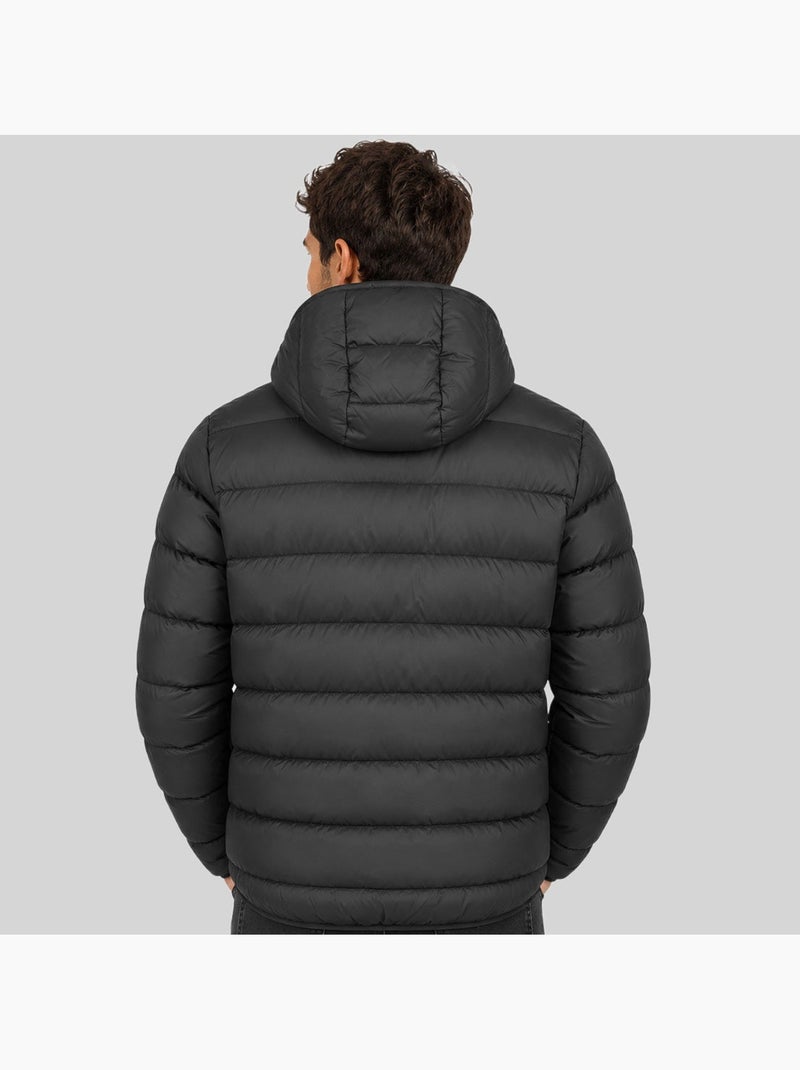 Casaco acolchoado com capuz avalanche hood – geographical norway Preto - Kiabi