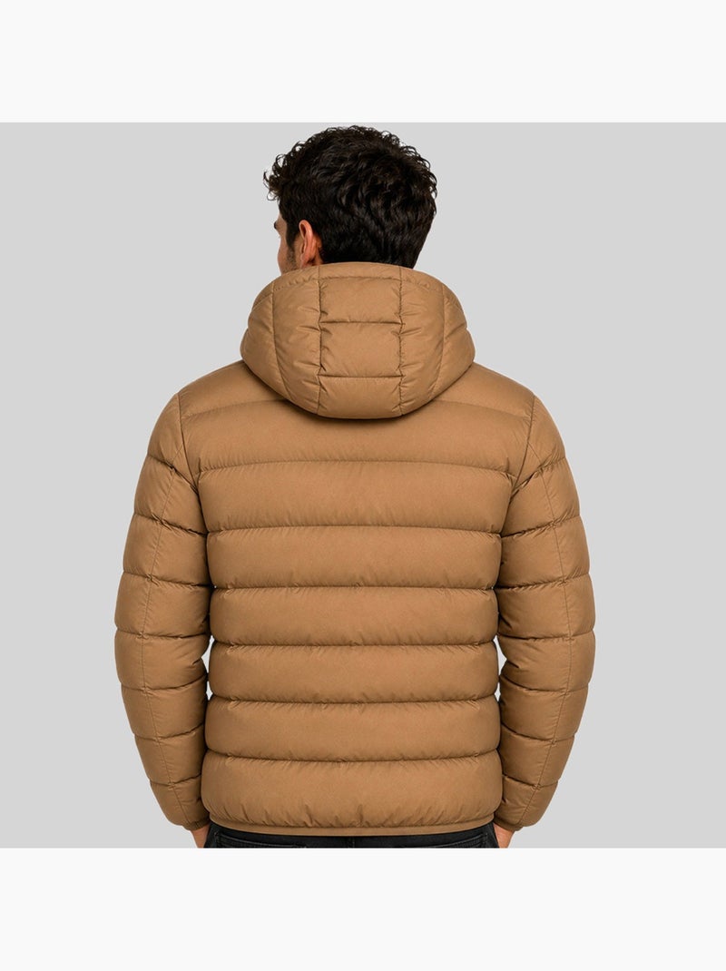 Casaco acolchoado com capuz avalanche hood – geographical norway Toupe - Kiabi