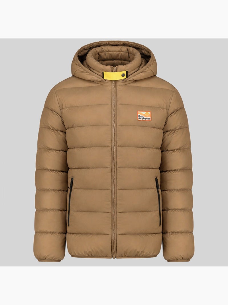 Casaco acolchoado com capuz avalanche hood – geographical norway Toupe - Kiabi