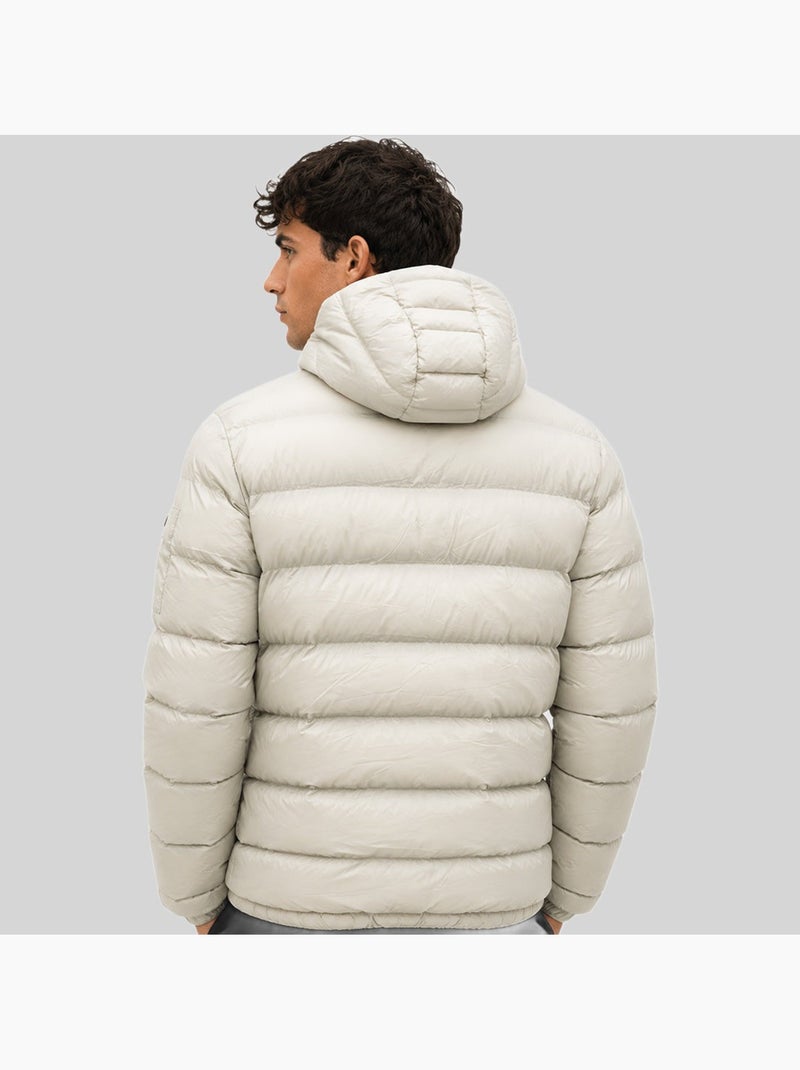 Casaco acolchoado com capuz avalanche hood – geographical norway Verde sálvia - Kiabi