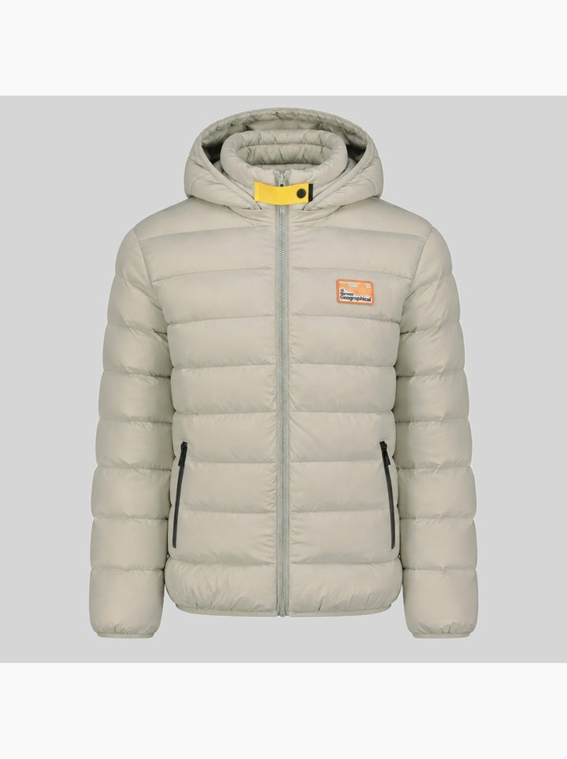 Casaco acolchoado com capuz avalanche hood – geographical norway Verde sálvia - Kiabi