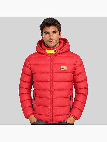 Casaco acolchoado com capuz avalanche hood – geographical norway