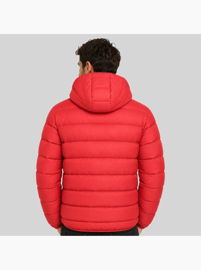 Casaco acolchoado com capuz avalanche hood – geographical norway Vermelho - Kiabi