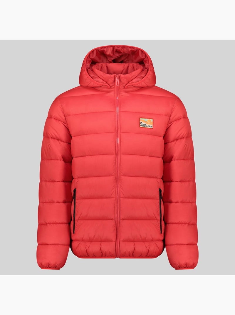 Casaco acolchoado com capuz avalanche hood – geographical norway Vermelho - Kiabi