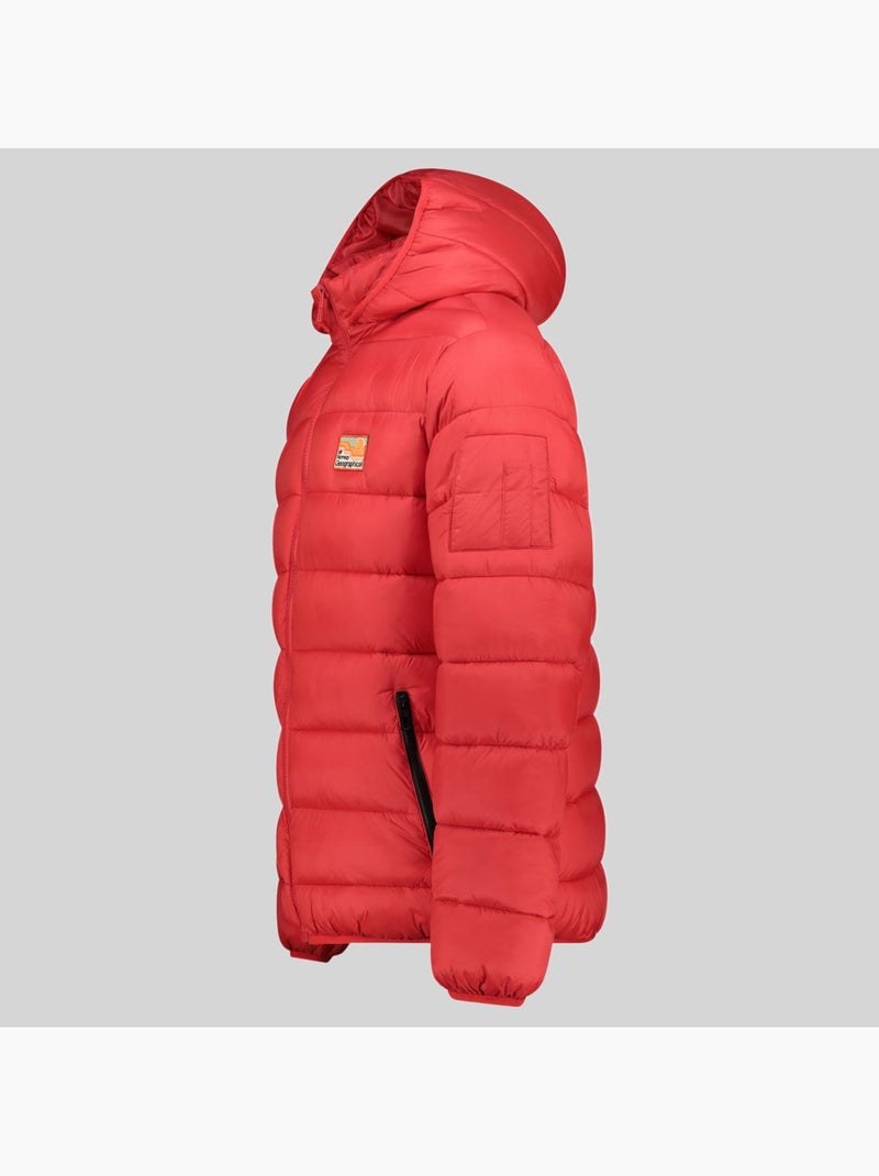 Casaco acolchoado com capuz avalanche hood – geographical norway Vermelho - Kiabi