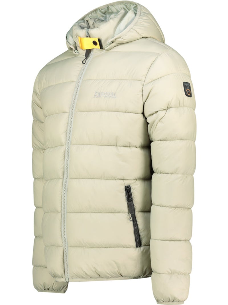 Casaco acolchoado com capuz avalancheoral hood – kaporal Verde sálvia - Kiabi