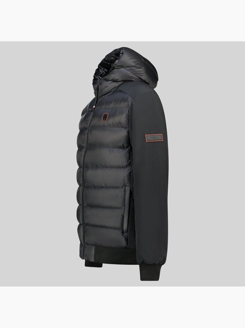 Casaco acolchoado com capuz aveyron – geographical norway Preto - Kiabi