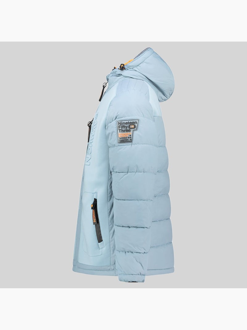Casaco acolchoado com capuz beachwood – geographical norway Azul-polar - Kiabi