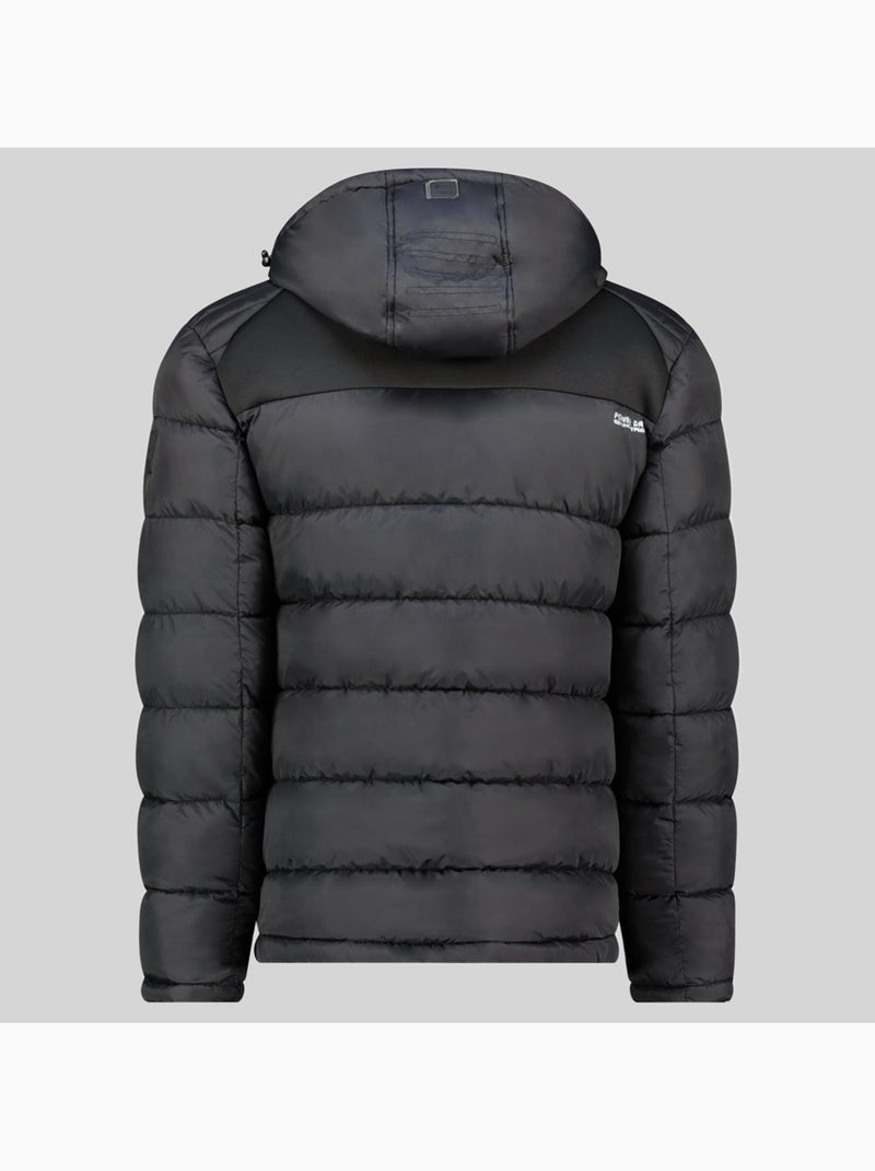 Casaco acolchoado com capuz beachwood – geographical norway Preto - Kiabi