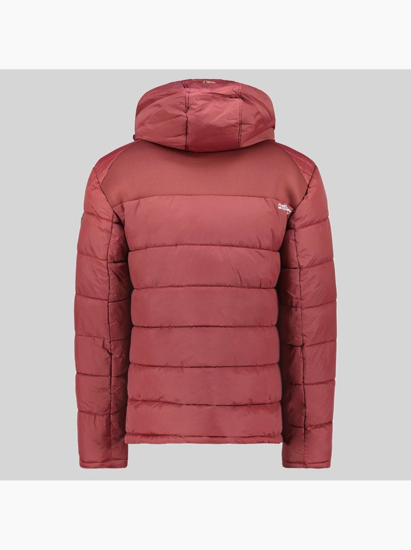 Casaco acolchoado com capuz beachwood – geographical norway Vermelho - Kiabi