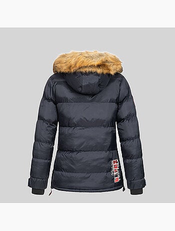 Casaco acolchoado com capuz belancolie – geographical norway