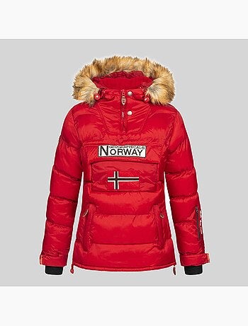 Casaco acolchoado com capuz belancolie – geographical norway