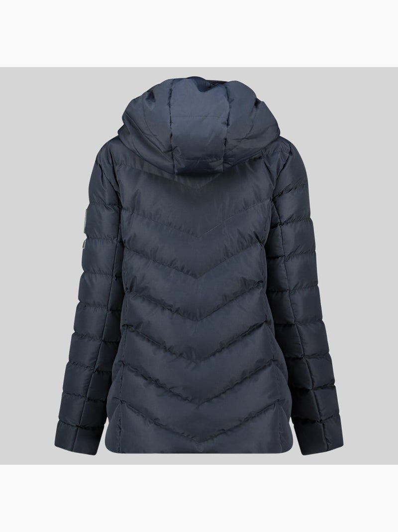 Casaco acolchoado com capuz brace – geographical norway Azul-marinho - Kiabi