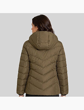 Casaco acolchoado com capuz brace – geographical norway