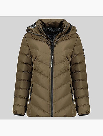 Casaco acolchoado com capuz brace – geographical norway