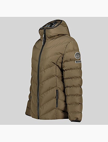 Casaco acolchoado com capuz brace – geographical norway