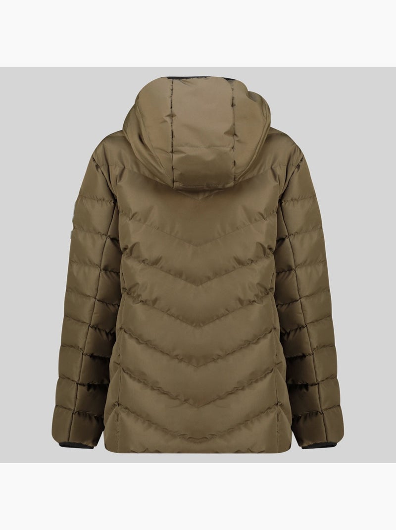 Casaco acolchoado com capuz brace – geographical norway Cáqui - Kiabi