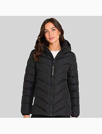 Casaco acolchoado com capuz brace – geographical norway