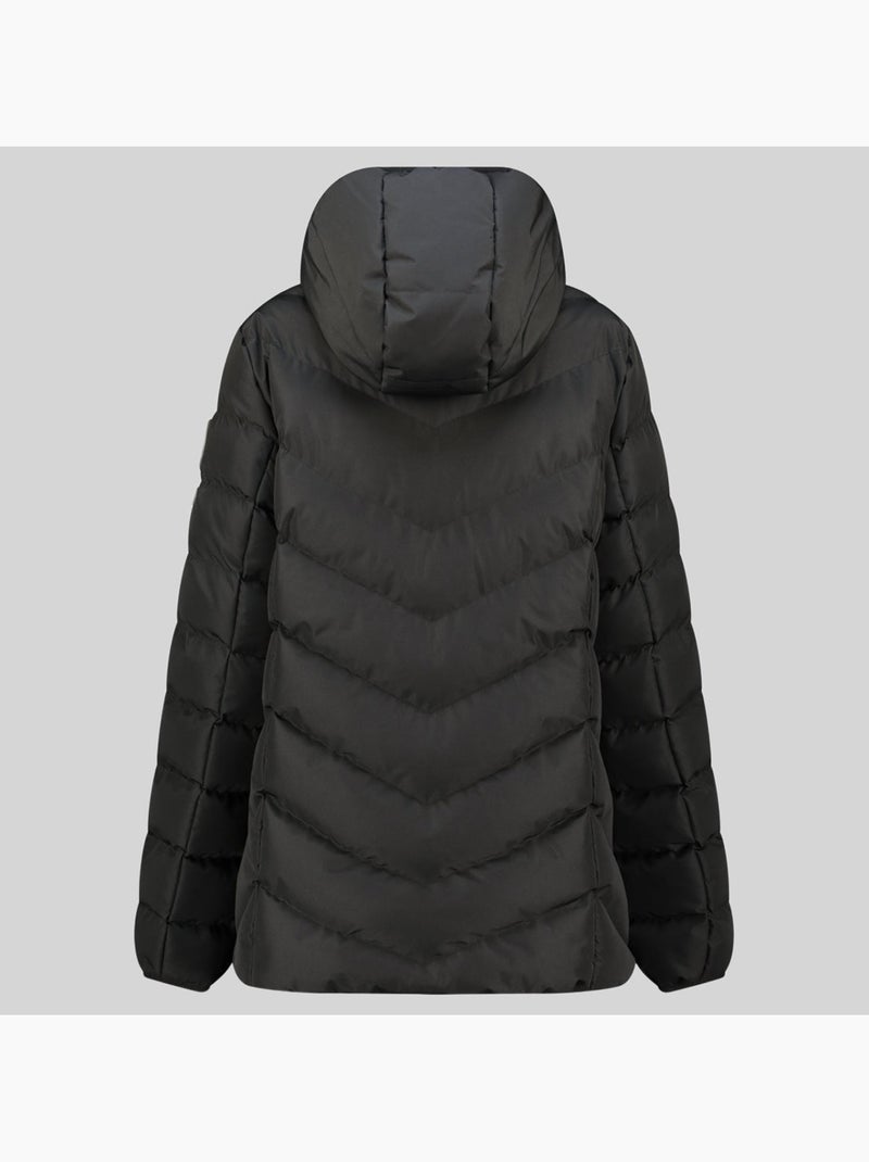 Casaco acolchoado com capuz brace – geographical norway Preto - Kiabi