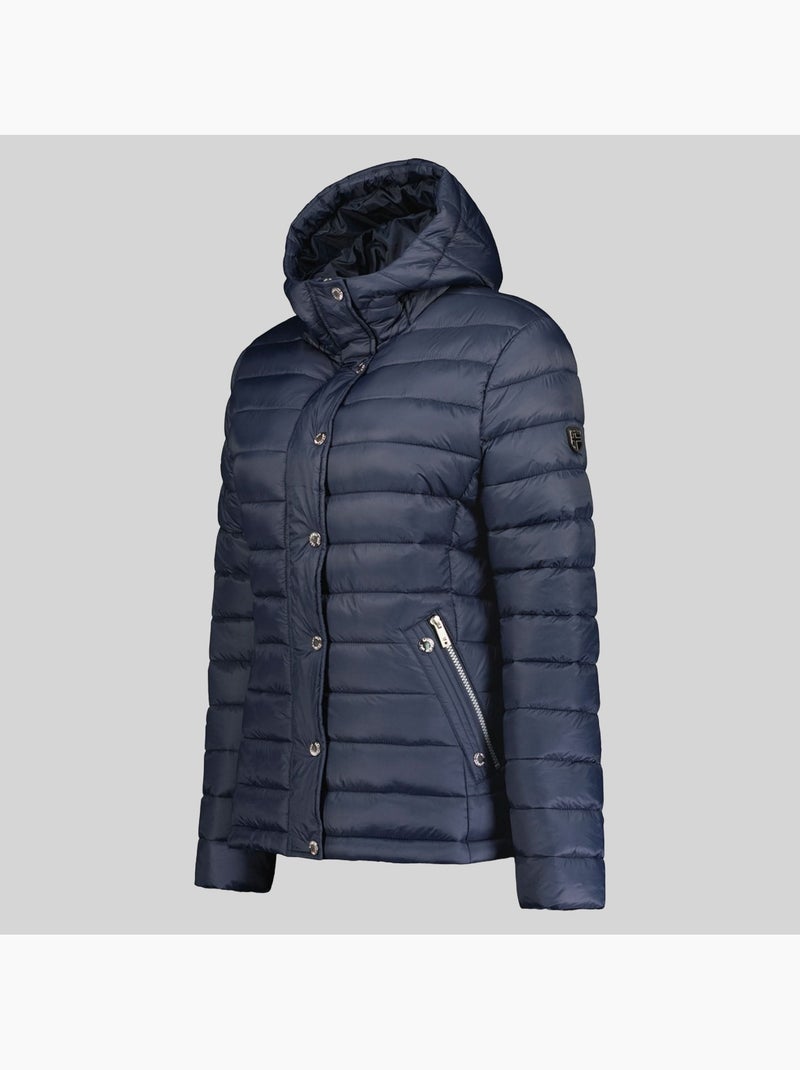 Casaco acolchoado com capuz bubulle – geographical norway Azul-marinho - Kiabi
