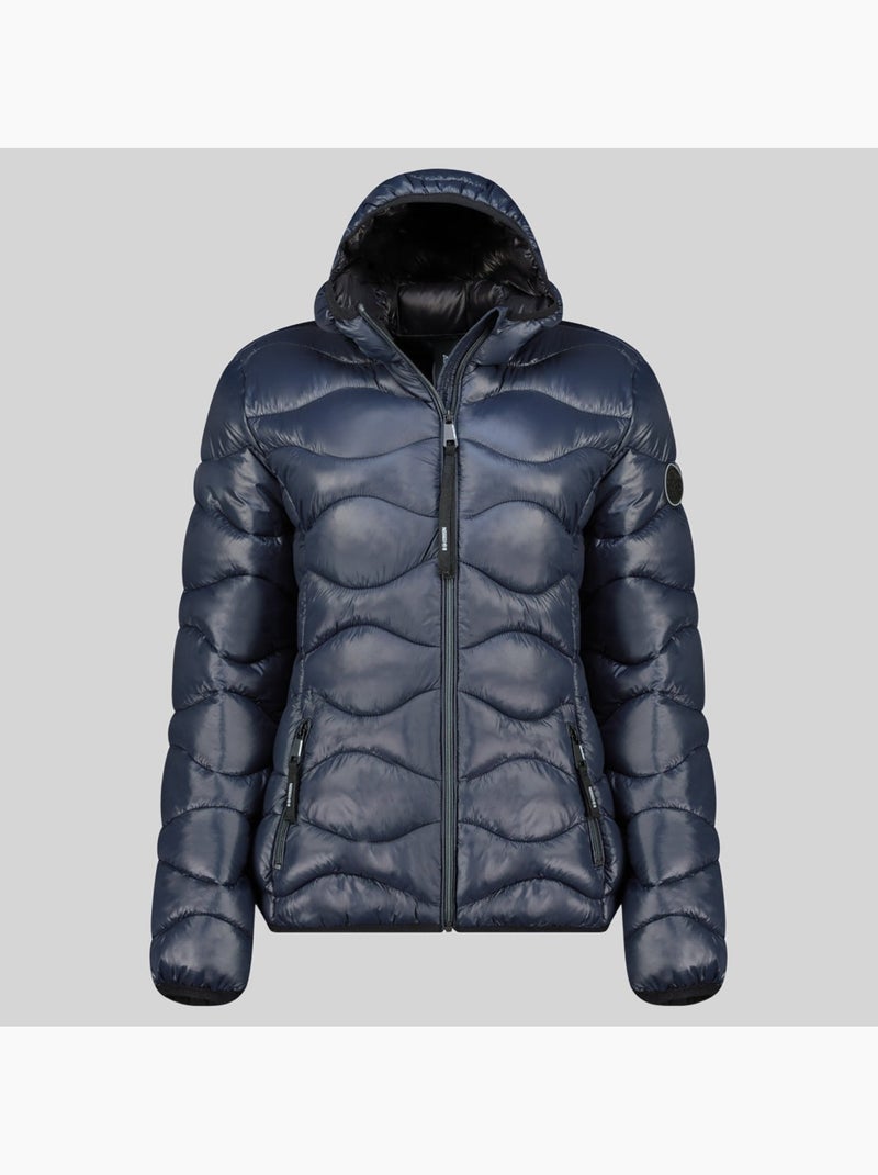 Casaco acolchoado com capuz buby – geographical norway Azul-marinho - Kiabi