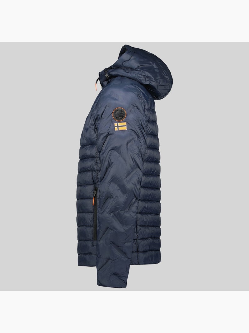 Casaco acolchoado com capuz burator – geographical norway Azul-marinho - Kiabi