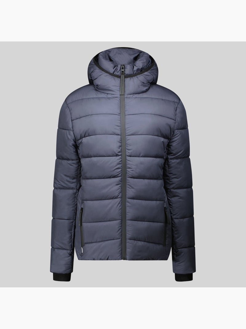 Casaco acolchoado com capuz camelia – geographical norway Azul-marinho - Kiabi