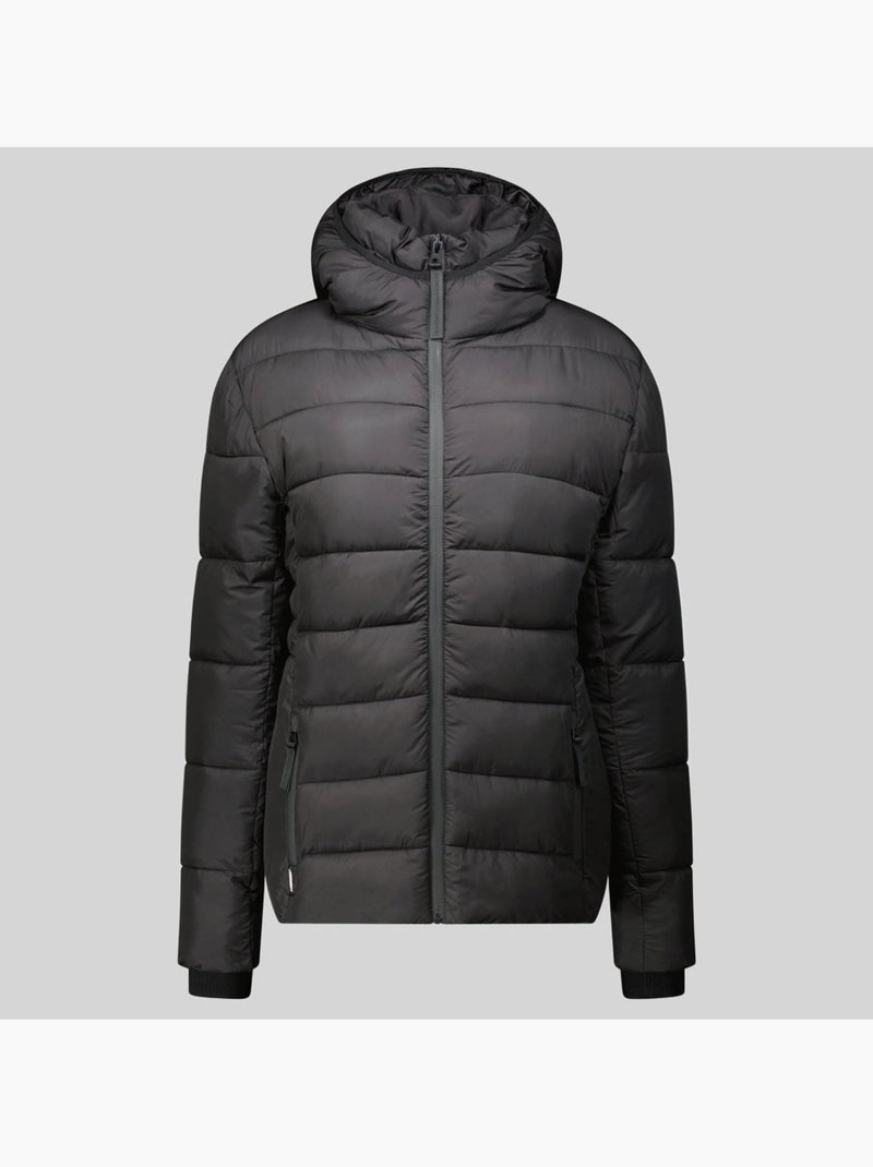 Casaco acolchoado com capuz camelia – geographical norway Preto - Kiabi