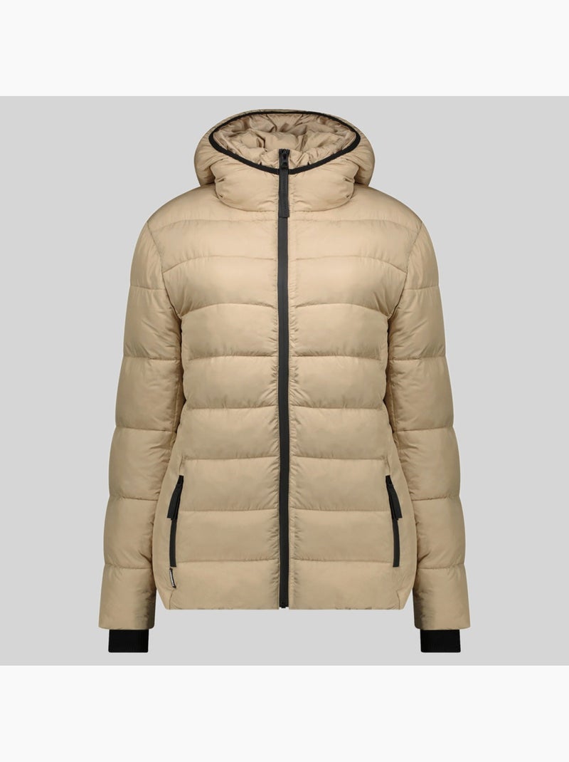 Casaco acolchoado com capuz camelia – geographical norway Toupe - Kiabi