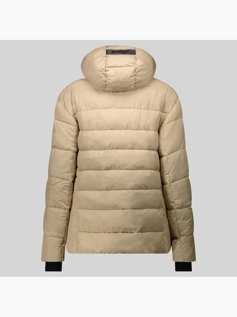 Casaco acolchoado com capuz camelia – geographical norway Toupe - Kiabi