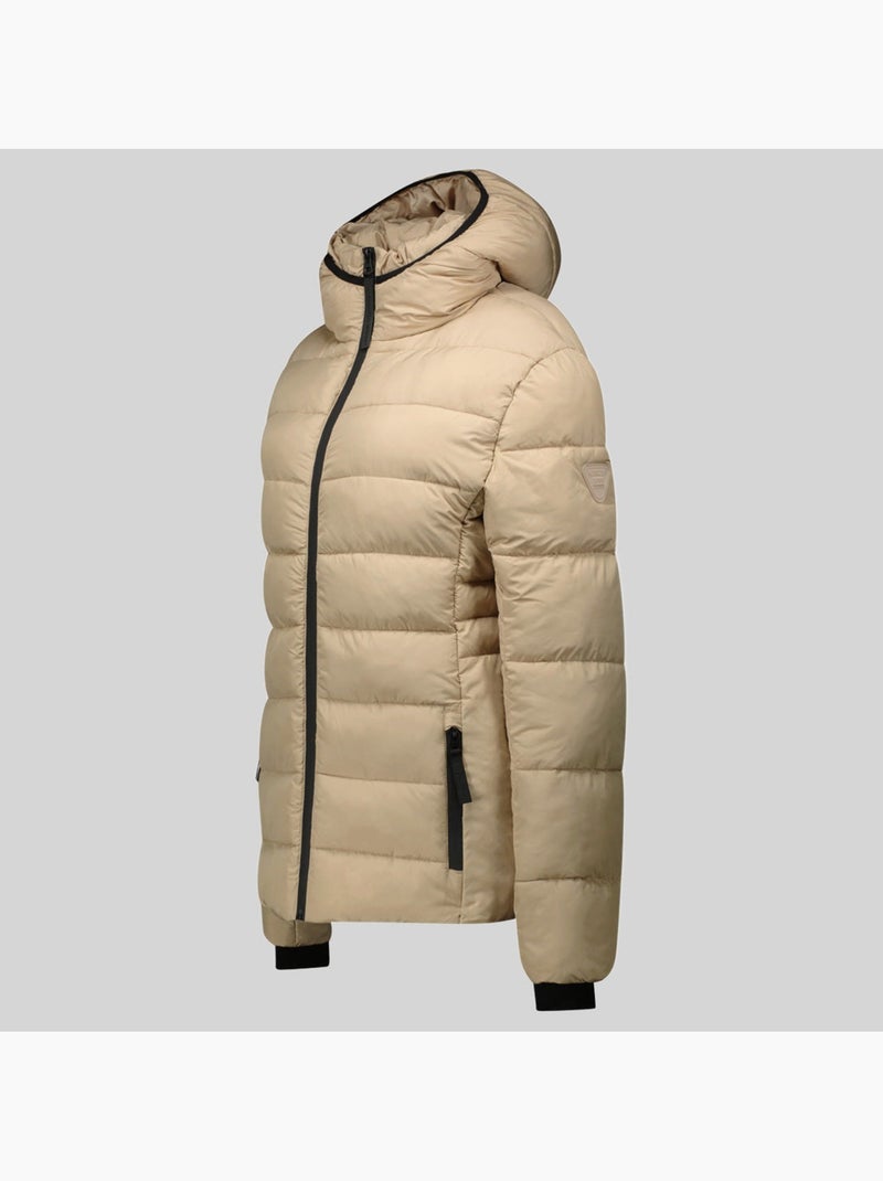 Casaco acolchoado com capuz camelia – geographical norway Toupe - Kiabi