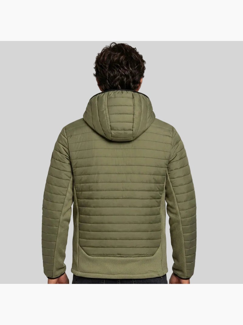 Casaco acolchoado com capuz carembar – geographical norway Cáqui - Kiabi