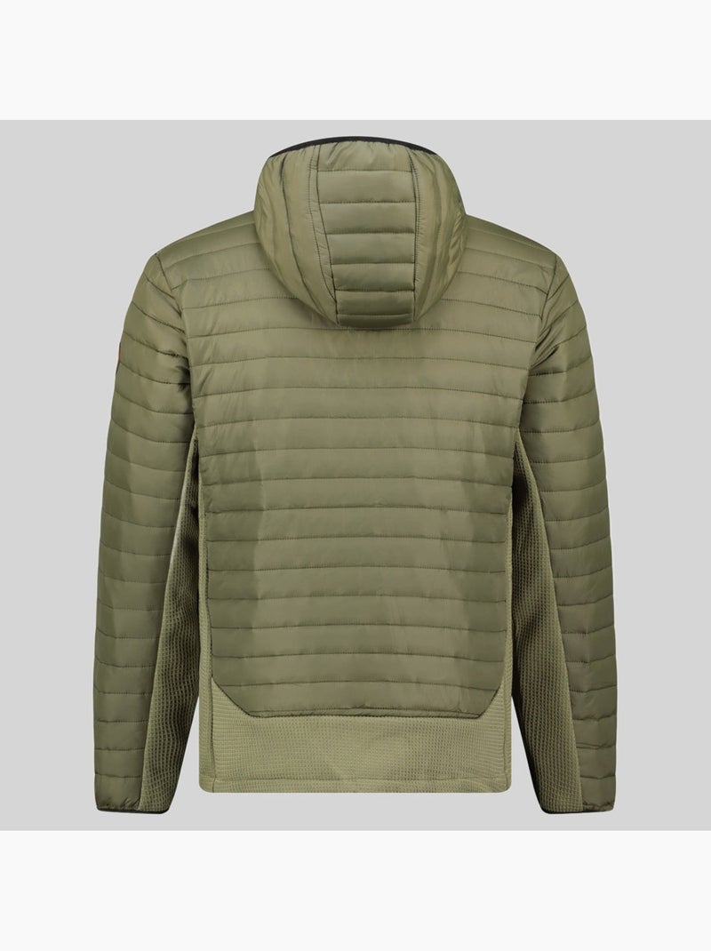 Casaco acolchoado com capuz carembar – geographical norway Cáqui - Kiabi