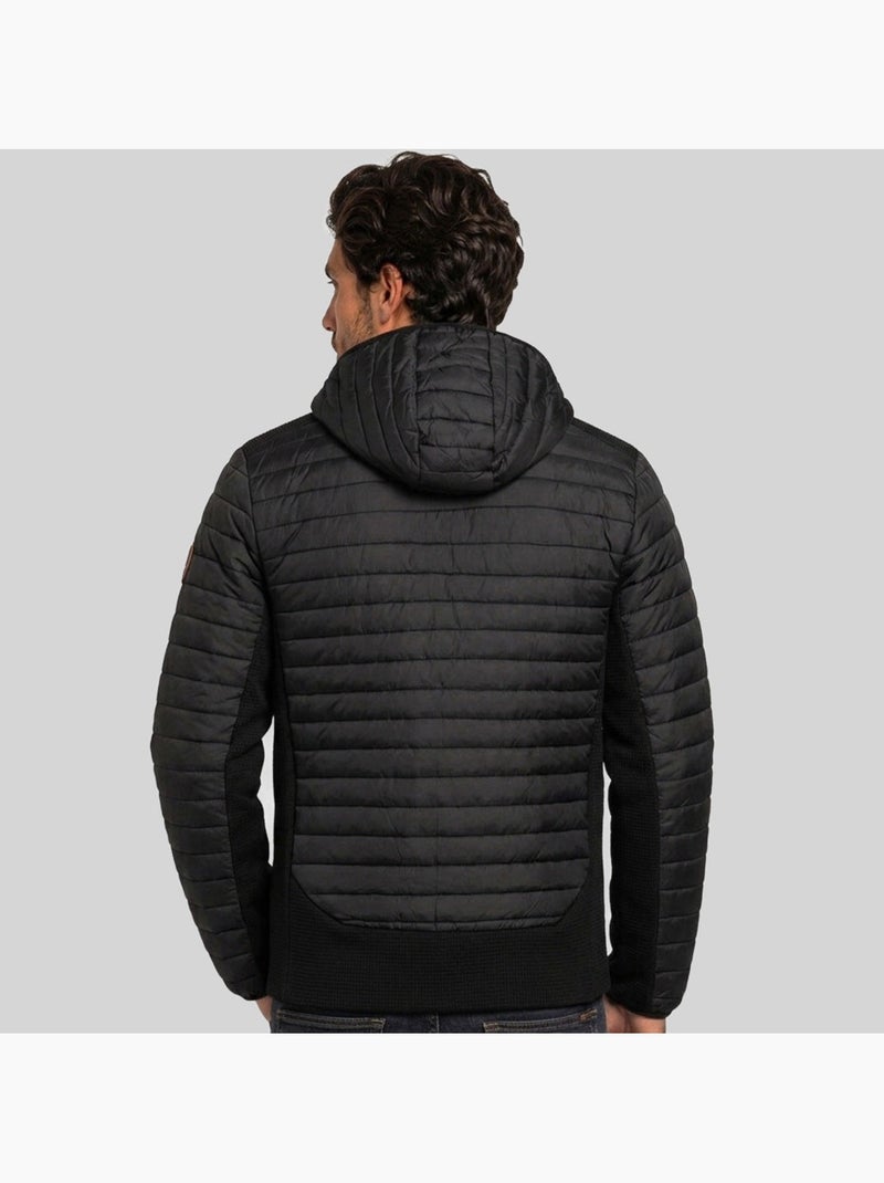 Casaco acolchoado com capuz carembar – geographical norway Preto - Kiabi