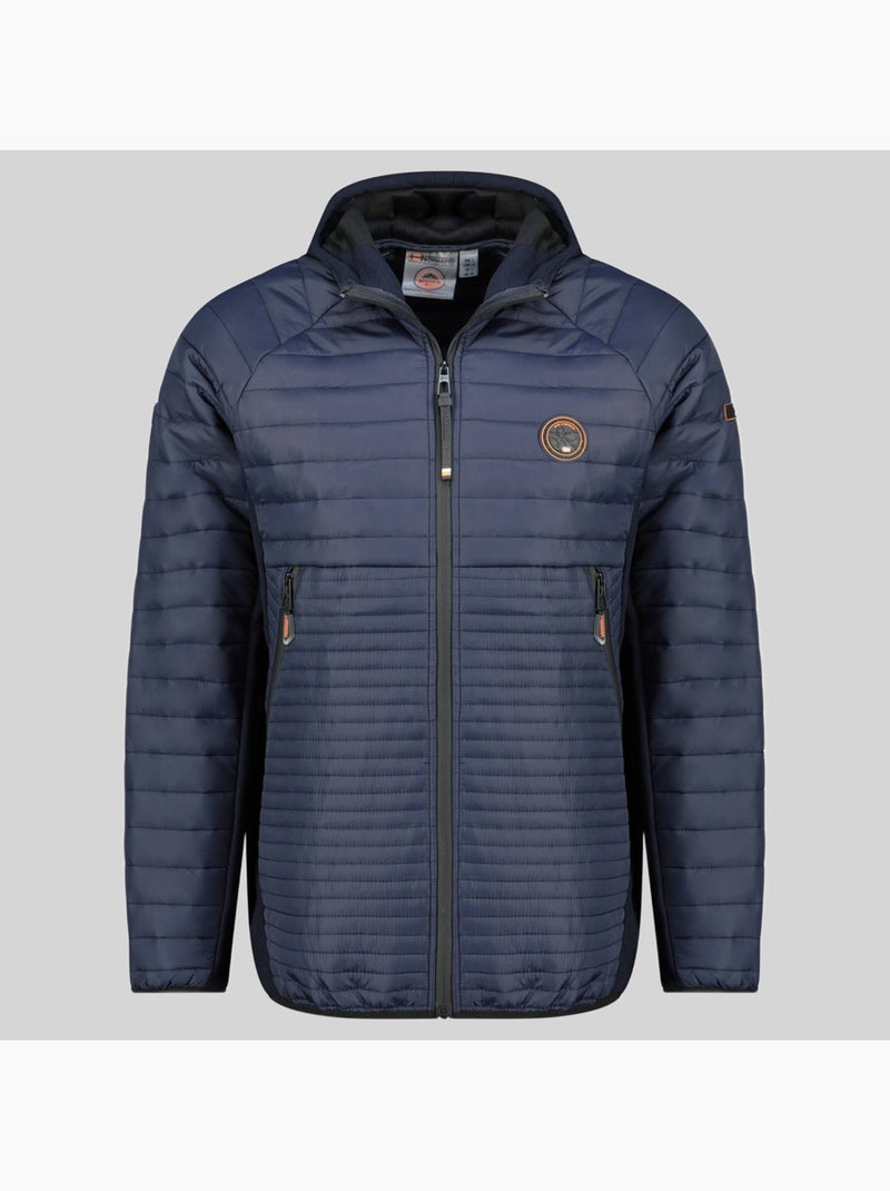 Casaco acolchoado com capuz carno – geographical norway Azul-marinho - Kiabi