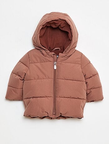 Casaco acolchoado com capuz