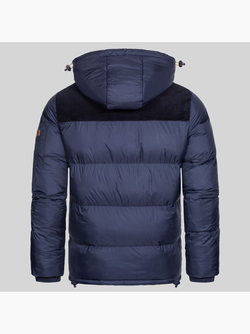Casaco acolchoado com capuz celian – geographical norway Azul-marinho - Kiabi