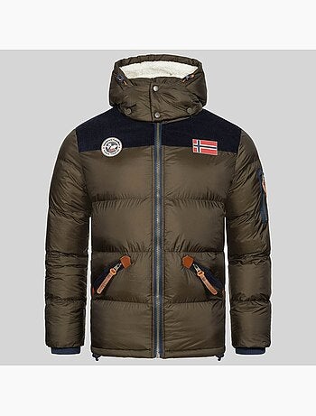 Casaco acolchoado com capuz celian – geographical norway
