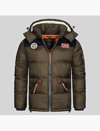 Casaco acolchoado com capuz celian – geographical norway