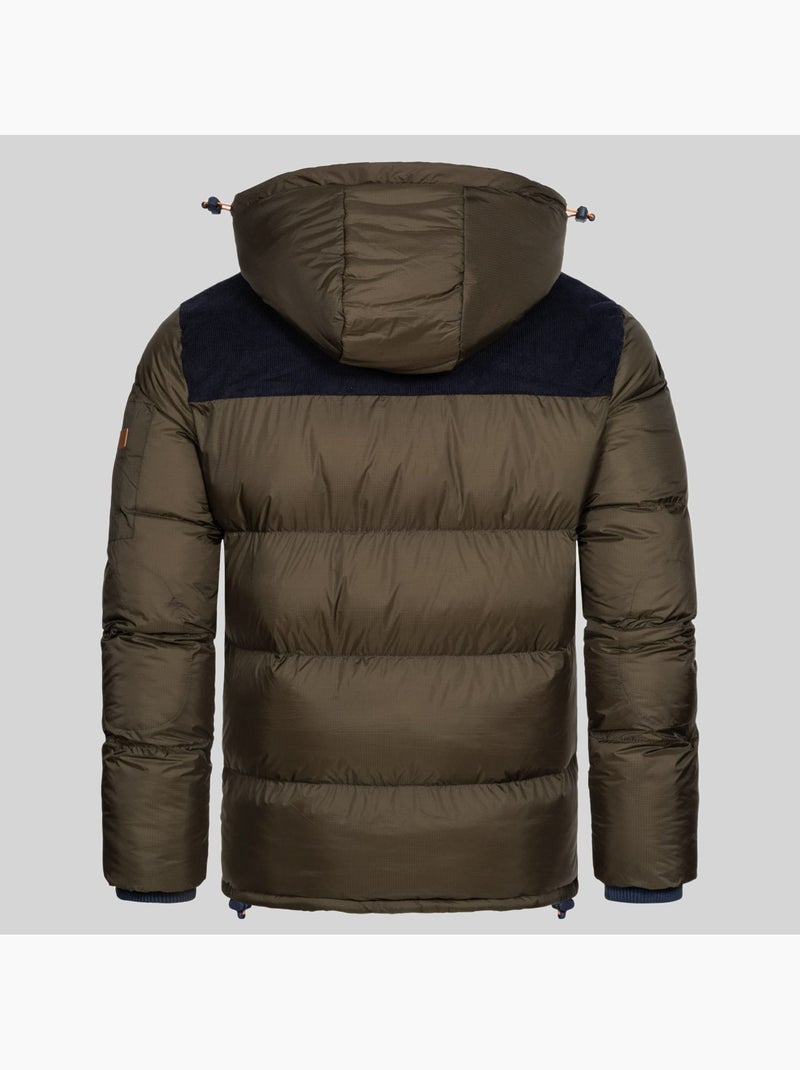 Casaco acolchoado com capuz celian – geographical norway Cáqui - Kiabi