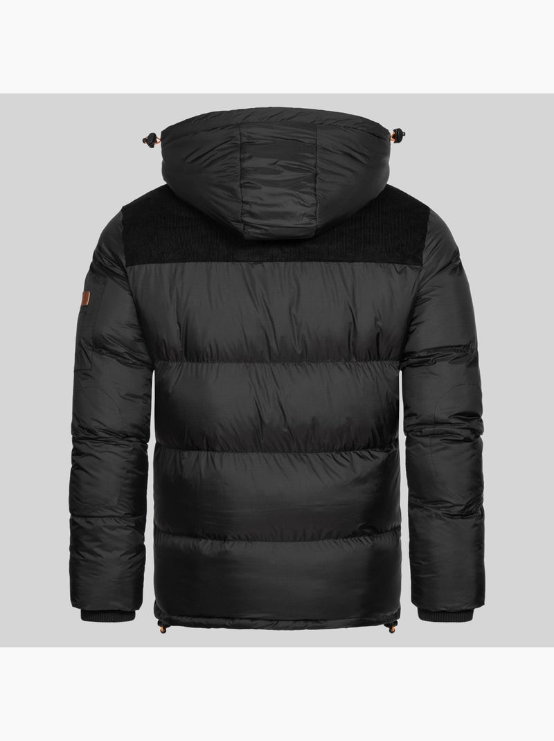 Casaco acolchoado com capuz celian – geographical norway Preto - Kiabi