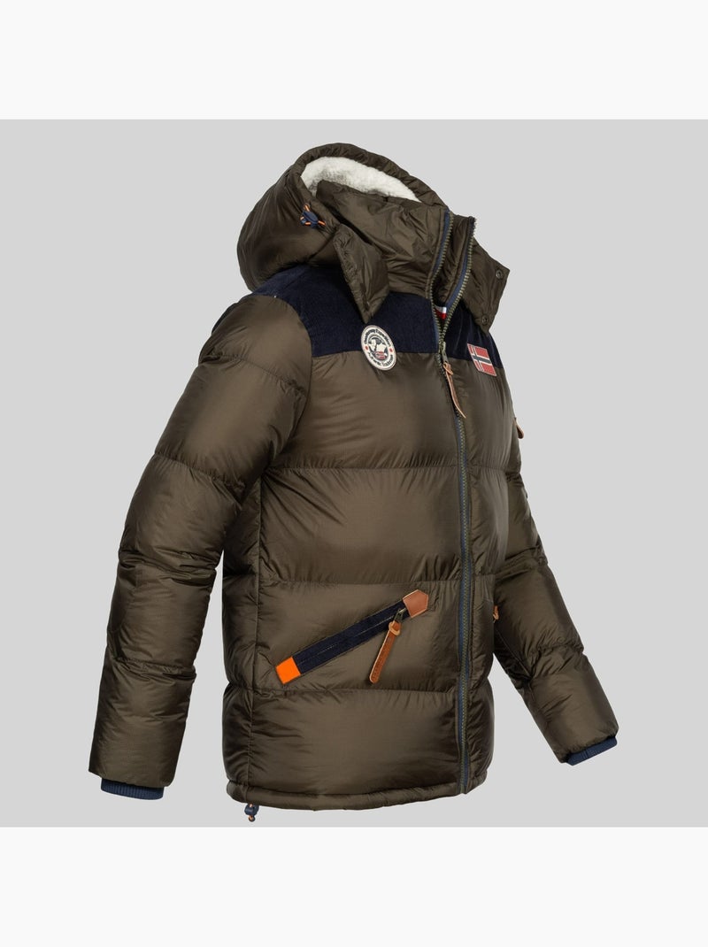 Casaco acolchoado com capuz celian – geographical norway Preto - Kiabi
