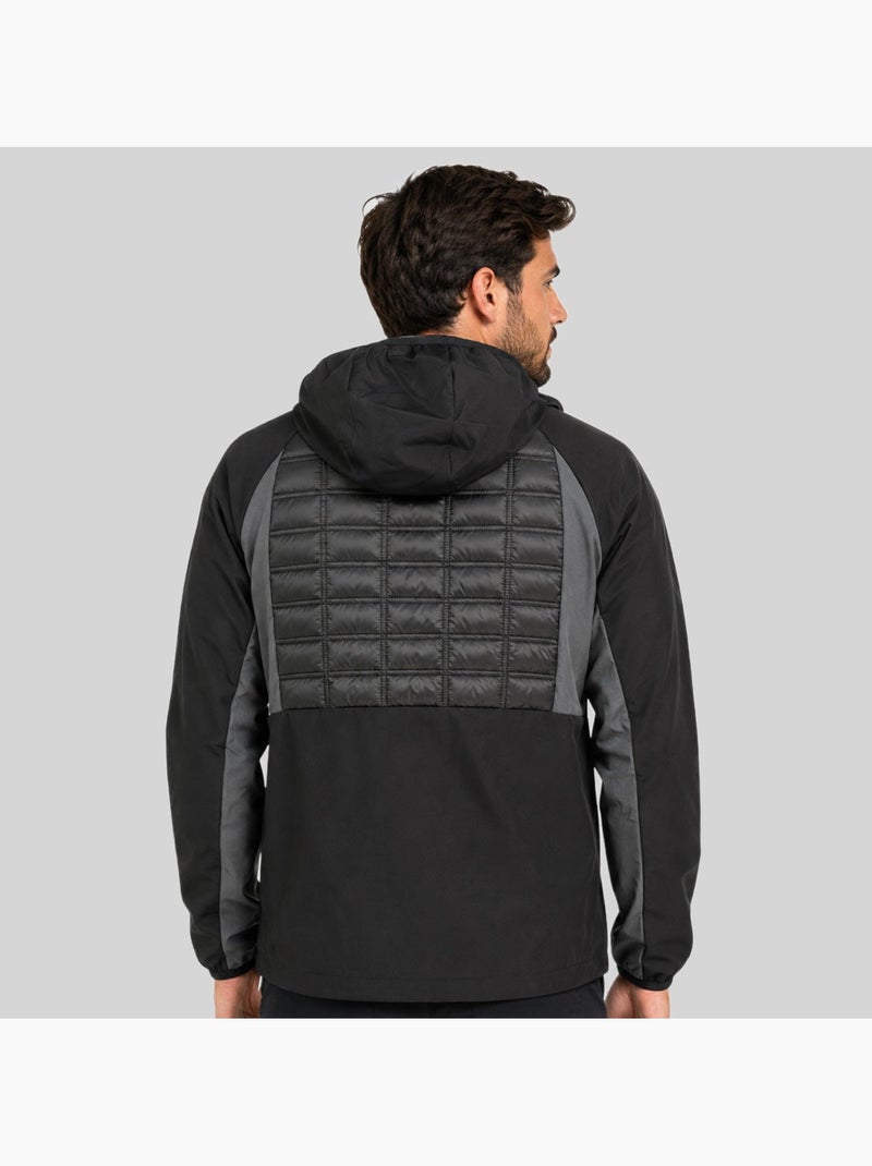 Casaco acolchoado com capuz chouki – geographical norway Preto - Kiabi