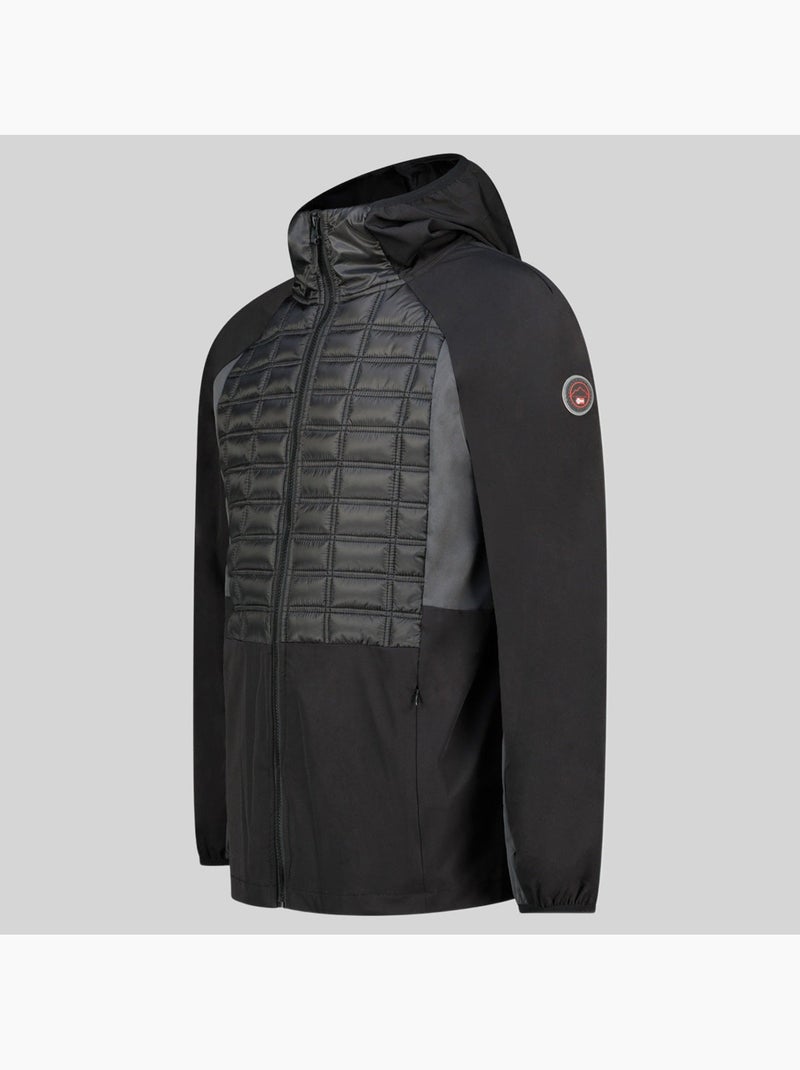 Casaco acolchoado com capuz chouki – geographical norway Preto - Kiabi