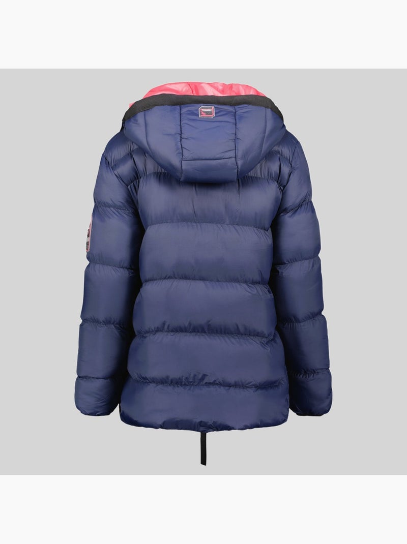 Casaco acolchoado com capuz citernier – geographical norway Azul-marinho - Kiabi