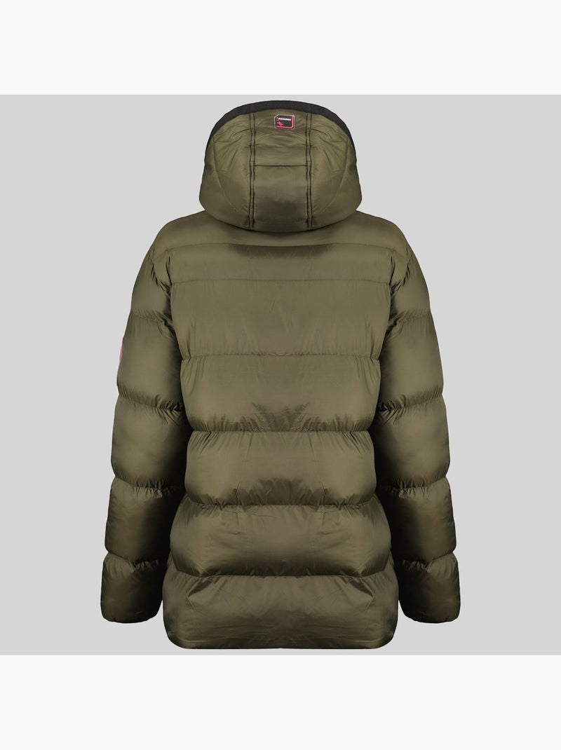 Casaco acolchoado com capuz citernier – geographical norway Cáqui - Kiabi
