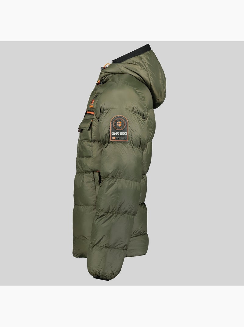 Casaco acolchoado com capuz citernier – geographical norway Cáqui - Kiabi
