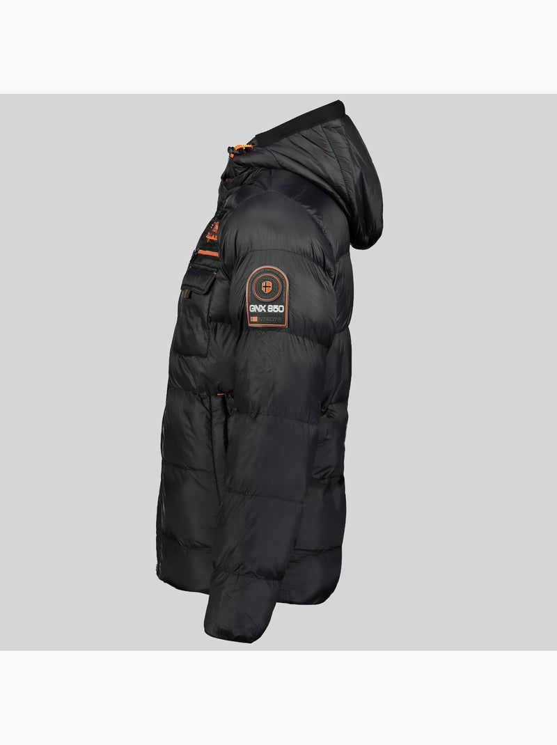 Casaco acolchoado com capuz citernier – geographical norway Preto - Kiabi