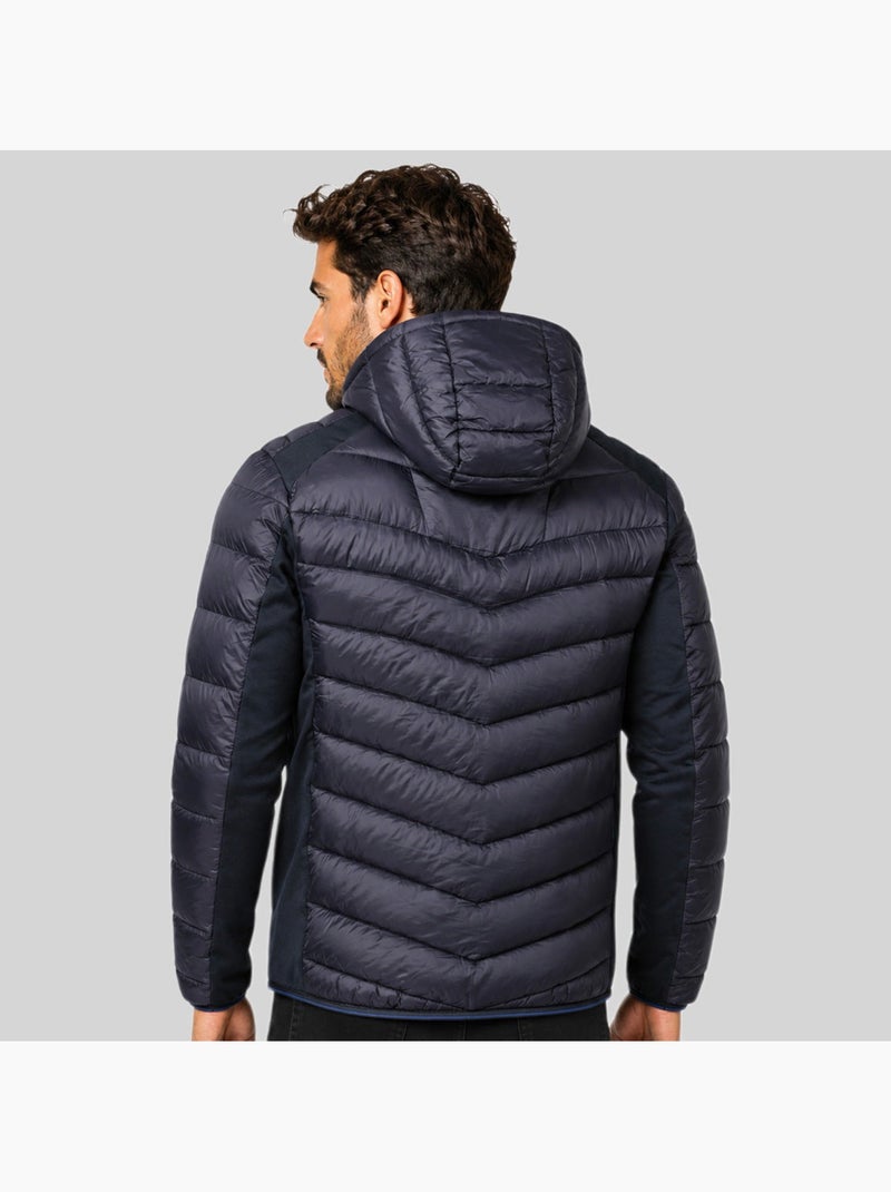 Casaco acolchoado com capuz derylo – geographical norway Azul-marinho - Kiabi