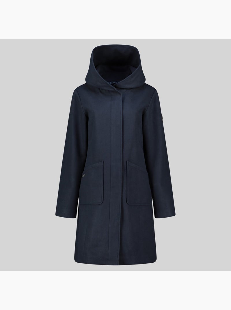 Casaco acolchoado com capuz doria – geographical norway Azul-marinho - Kiabi